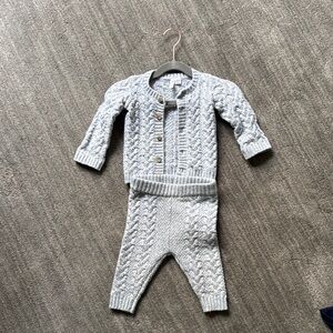 Janie and jack cardigan and pants set